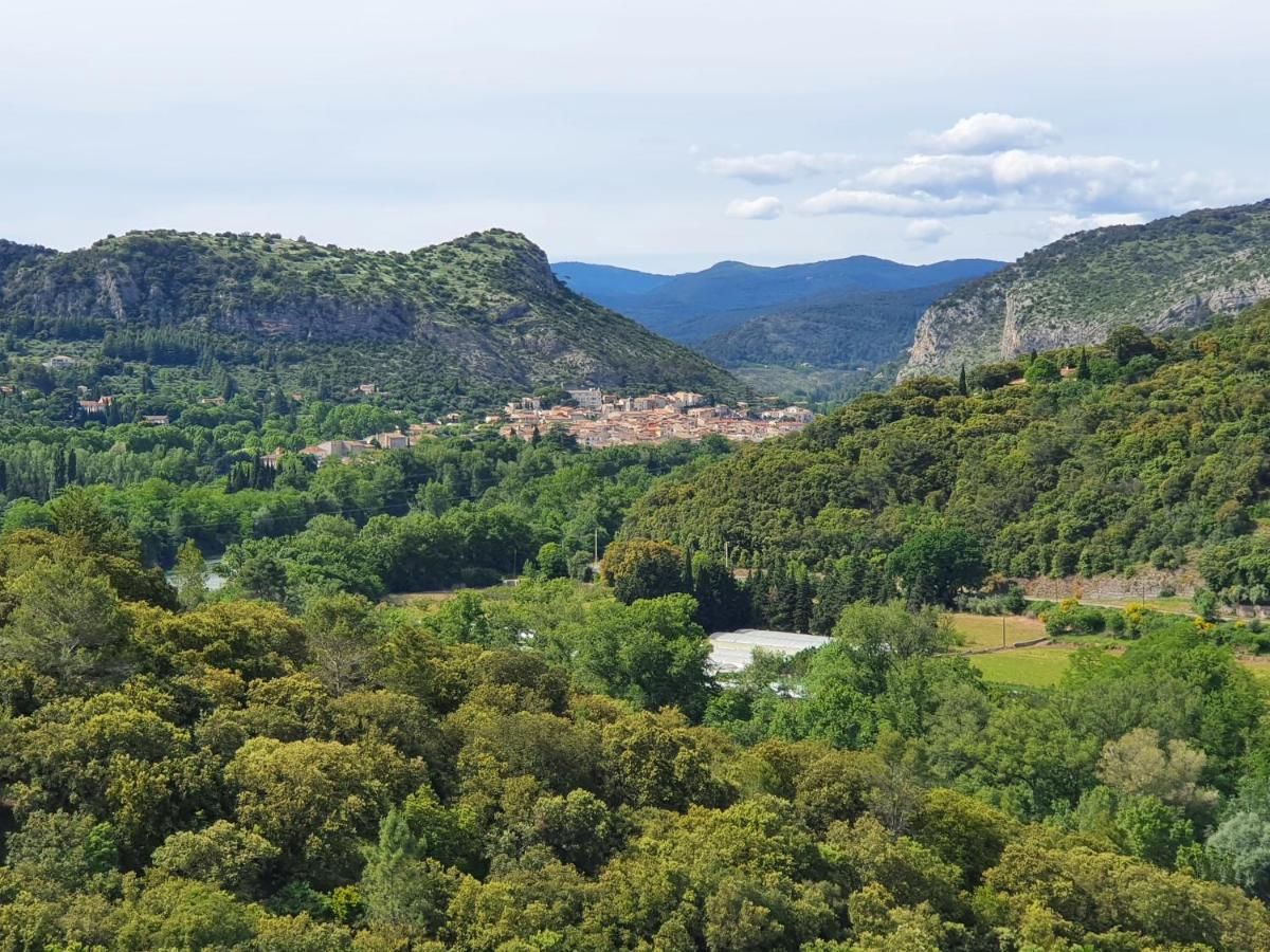 Вилла La Bastide Bleue Андюз Экстерьер фото