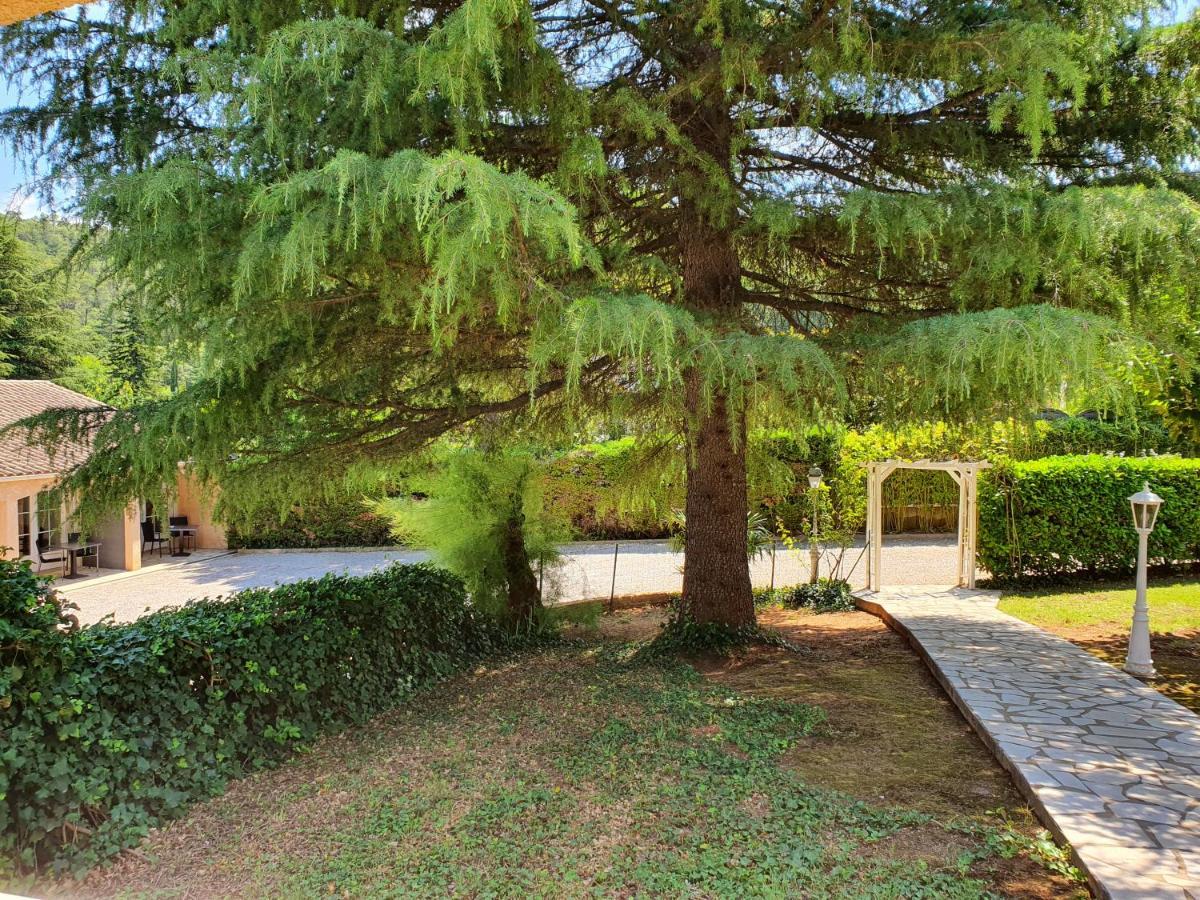 Вилла La Bastide Bleue Андюз Экстерьер фото